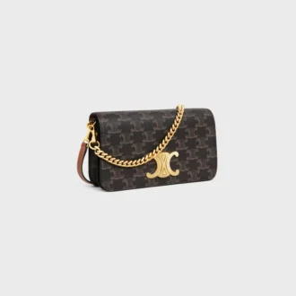 Multipochette in Triomphe Canvas and Calfskin