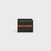 Origami Card Holder in Triomphe Canvas and Lambskin Origami Card Holder in Triomphe Canvas and Lambskin