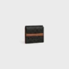 Origami Card Holder in Triomphe Canvas and Lambskin Origami Card Holder in Triomphe Canvas and Lambskin