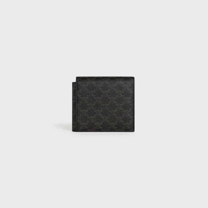 Origami Card Holder in Triomphe Canvas and Lambskin Origami Card Holder in Triomphe Canvas and Lambskin