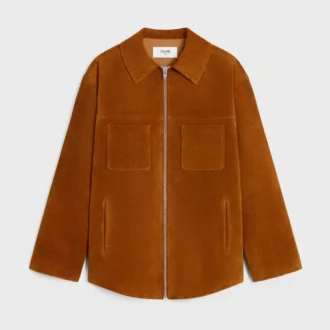 overshirt in suede 1 330x330 - Overshirt in Suede