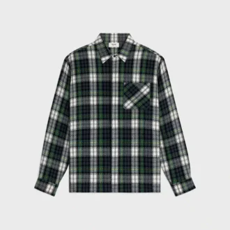 Overshirt in Tartan Cashmere