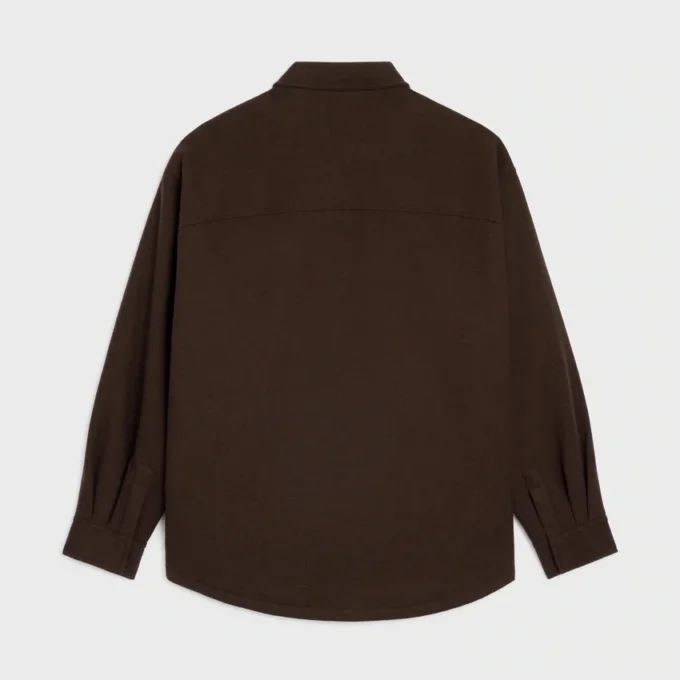 Overshirt in Wool Flannel