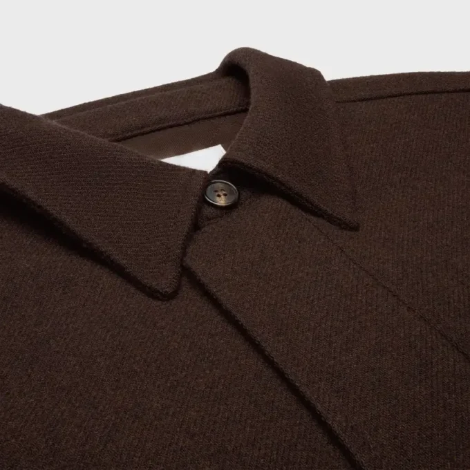 Overshirt in Wool Flannel