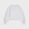 Oversized Crewneck Sweater in Cotton Fleece Oversized Crewneck Sweater in Cotton Fleece