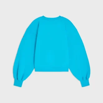 Oversized Crewneck Sweater in Cotton Fleece