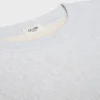 Oversized Crewneck Sweater in Cotton Fleece Oversized Crewneck Sweater in Cotton Fleece