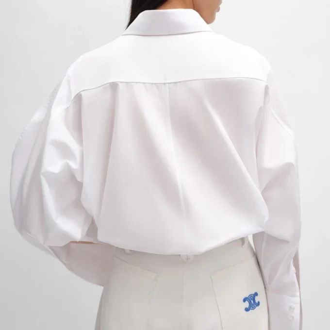 Oversized Shirt in Cotton Poplin Oversized Shirt in Cotton Poplin