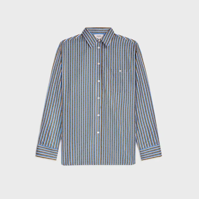 Oversized Shirt in Silk Twill Oversized Shirt in Silk Twill