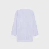 Oversized Shirt in Striped Chambray Cotton Oversized Shirt in Striped Chambray Cotton