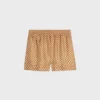 Pajama Shorts in Silk Twill Pajama Shorts in Silk Twill