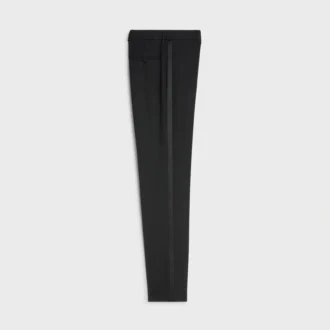 Pantalon Classique Tux in Grain De Poudre Wool