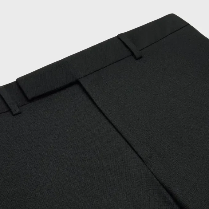 Pantalon Classique Tux in Grain De Poudre Wool Pantalon Classique Tux in Grain De Poudre Wool