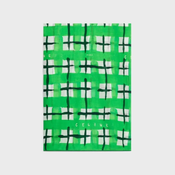 Pareo Sarong in Tartan Cotton Pareo Sarong in Tartan Cotton