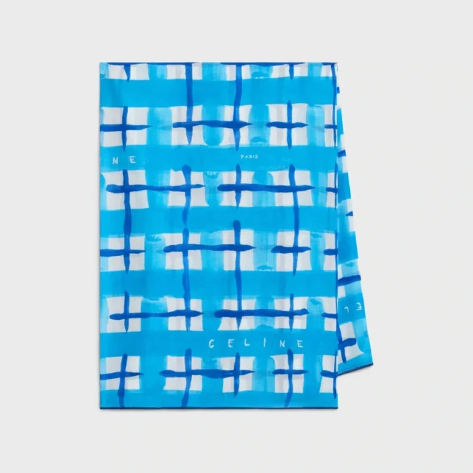 Pareo Sarong in Tartan Cotton Pareo Sarong in Tartan Cotton