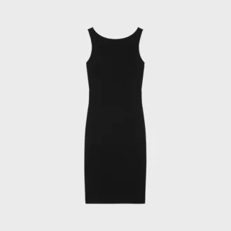 Pencil Dress in Gauffered Double Wool Pencil Dress in Gauffered Double Wool