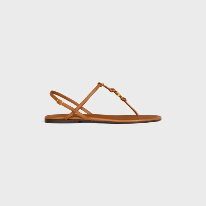 Penny Sandal in Supple Calfskin Penny Sandal in Supple Calfskin