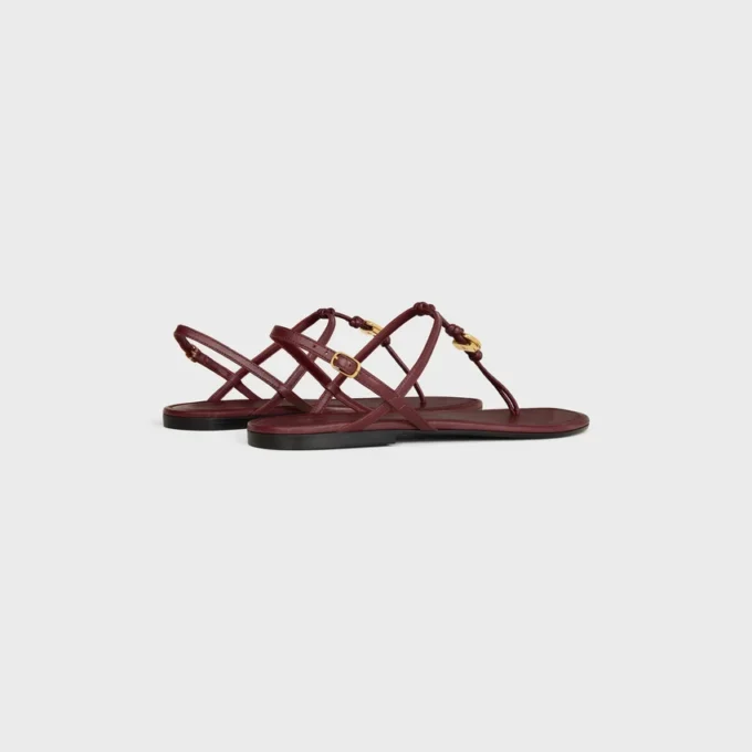 Penny Sandal in Supple Calfskin Penny Sandal in Supple Calfskin