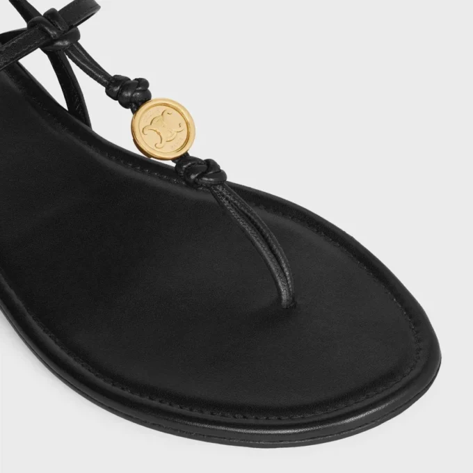 Penny Sandal in Supple Calfskin Penny Sandal in Supple Calfskin