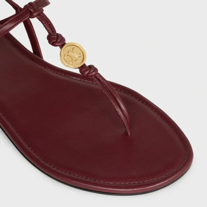 Penny Sandal in Supple Calfskin Penny Sandal in Supple Calfskin