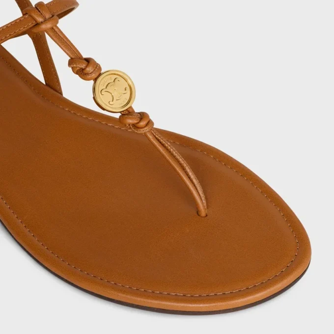 Penny Sandal in Supple Calfskin Penny Sandal in Supple Calfskin