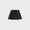 Peplum Skirt in Lightweight Cotton Denim Peplum Skirt in Lightweight Cotton Denim