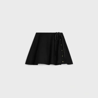 Peplum Skirt in Mohair Wool