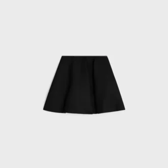 Peplum Skirt in Mohair Wool