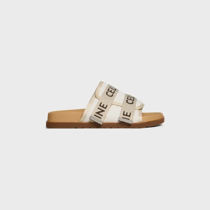 Pitea Sandal in Canvas with « Celine » Jacquard Pitea Sandal in Canvas with « Celine » Jacquard