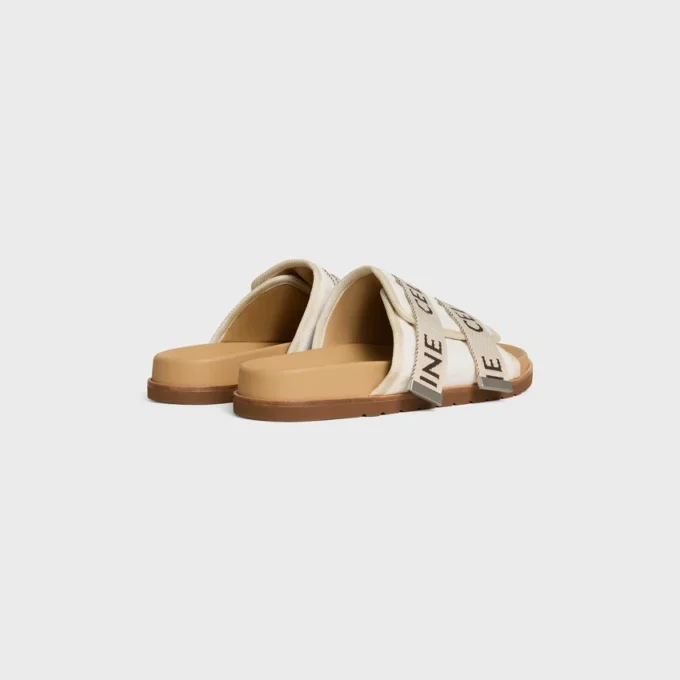 Pitea Sandal in Canvas with « Celine » Jacquard Pitea Sandal in Canvas with « Celine » Jacquard