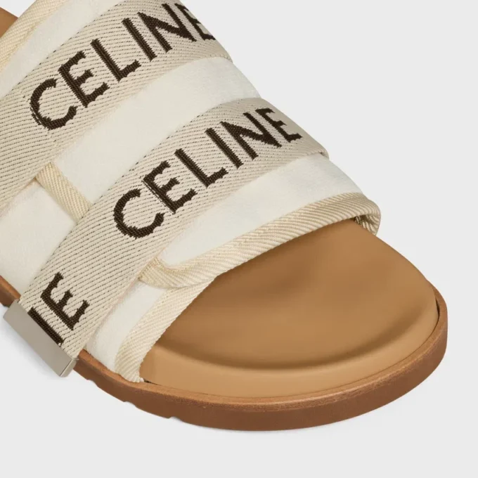 Pitea Sandal in Canvas with « Celine » Jacquard Pitea Sandal in Canvas with « Celine » Jacquard