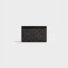Plain Card Holder in Triomphe Canvas and Calfskin Plain Card Holder in Triomphe Canvas and Calfskin