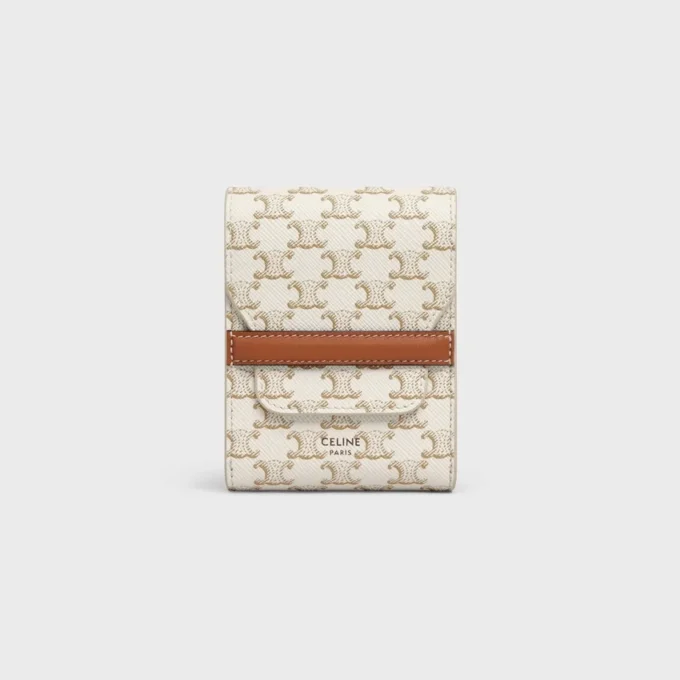 Playing Cards Case in Triomphe Canvas and Lambskin Playing Cards Case in Triomphe Canvas and Lambskin