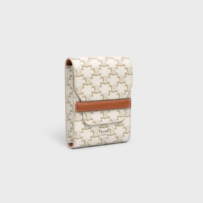 Playing Cards Case in Triomphe Canvas and Lambskin Playing Cards Case in Triomphe Canvas and Lambskin