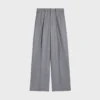 Pleated Trousers in Cashmere Flannel Pleated Trousers in Cashmere Flannel