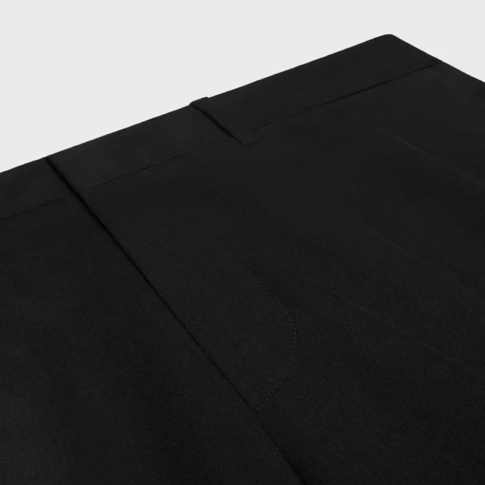 Pleated Trousers in Cotton Canvas Pleated Trousers in Cotton Canvas