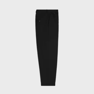 Pleated Trousers in Wool Gabardine Pleated Trousers in Wool Gabardine