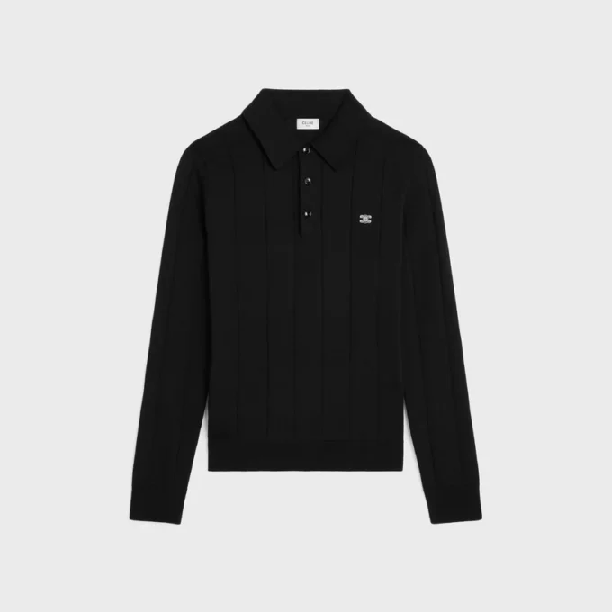 Polo in Fine Silk and Cotton Polo in Fine Silk and Cotton