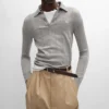Polo in Fine Silk and Cotton Polo in Fine Silk and Cotton