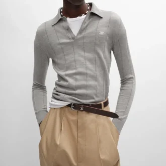 Polo in Fine Silk and Cotton
