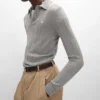 Polo in Fine Silk and Cotton Polo in Fine Silk and Cotton
