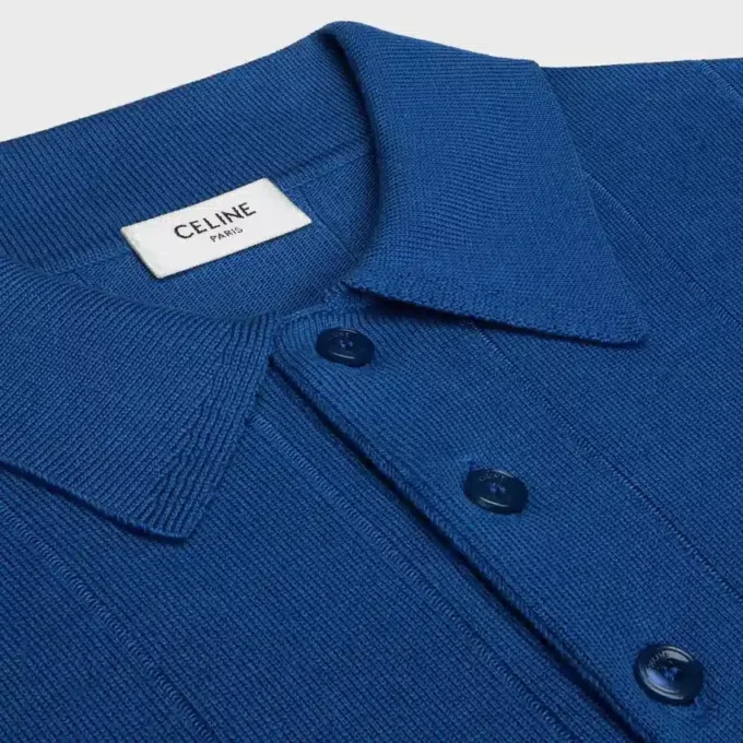 Polo in Fine Silk and Cotton Polo in Fine Silk and Cotton