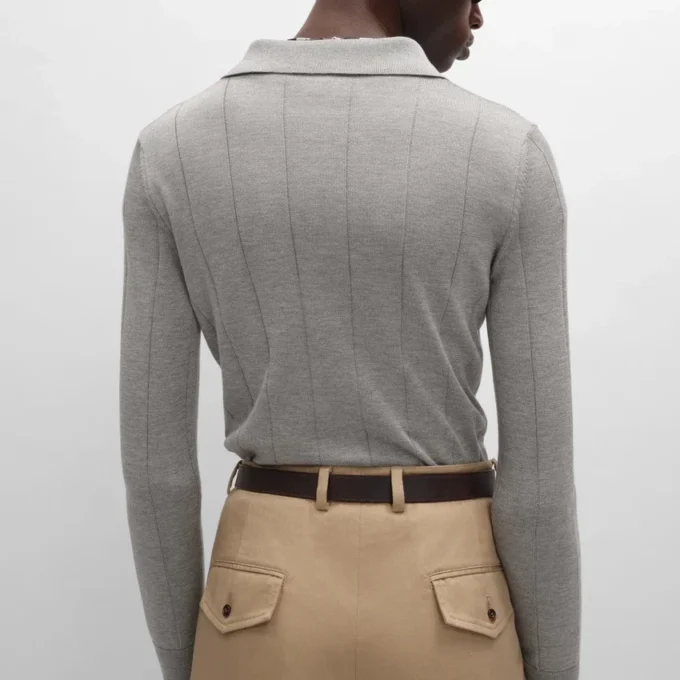 Polo in Fine Silk and Cotton Polo in Fine Silk and Cotton