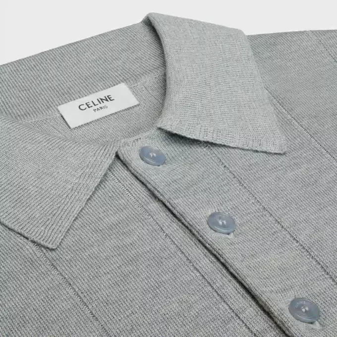Polo in Fine Silk and Cotton Polo in Fine Silk and Cotton