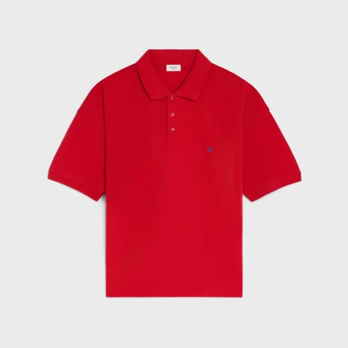 Polo Shirt in Pique Cotton Jersey Polo Shirt in Pique Cotton Jersey