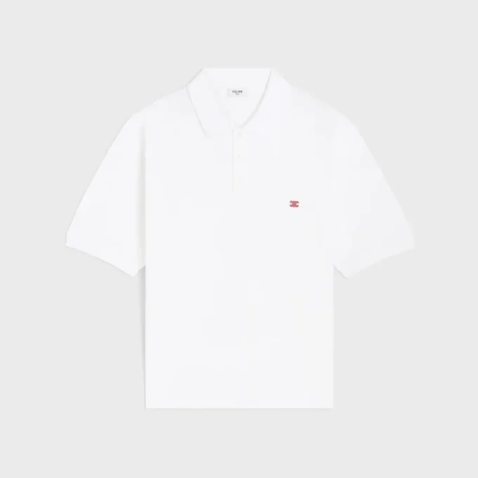 Polo Shirt in Pique Cotton Jersey Polo Shirt in Pique Cotton Jersey