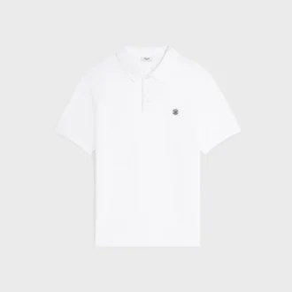 Polo Shirt in Pique Cotton Jersey