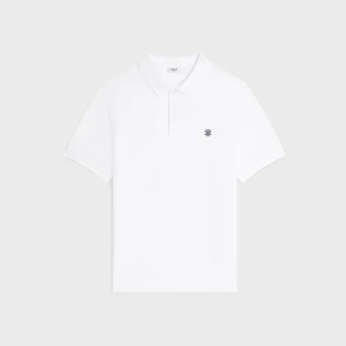 Polo Shirt in Pique Cotton Jersey Polo Shirt in Pique Cotton Jersey