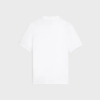 Polo Shirt in Pique Cotton Jersey
