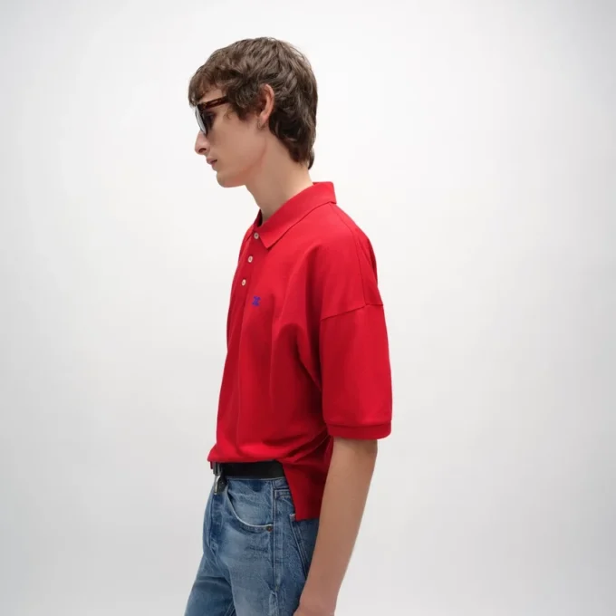 Polo Shirt in Pique Cotton Jersey Polo Shirt in Pique Cotton Jersey
